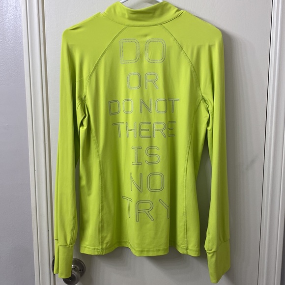 Matching Darth Vader leggings (size XL) and neon 3/4 zip long sleeve (size L). - Picture 3 of 7